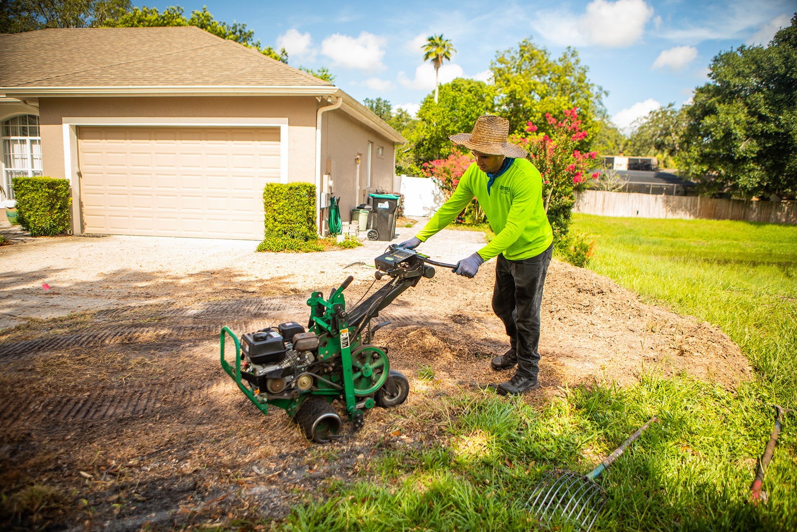 Grass removal shop
